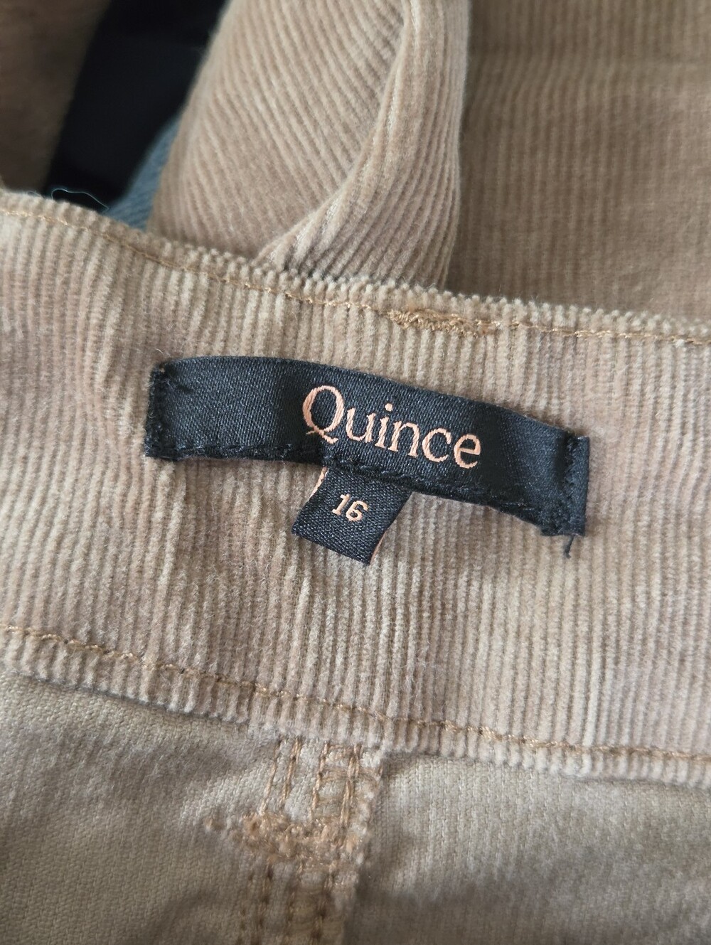 Quince Brown Corduroy Straight-Leg Pants - Picture 4 of 5